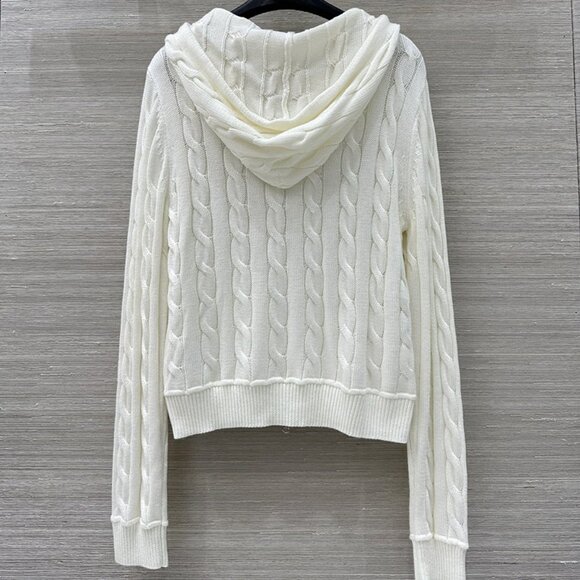 Ralph Lauren Knit Hooded Cardigan - Picture 8 of 8